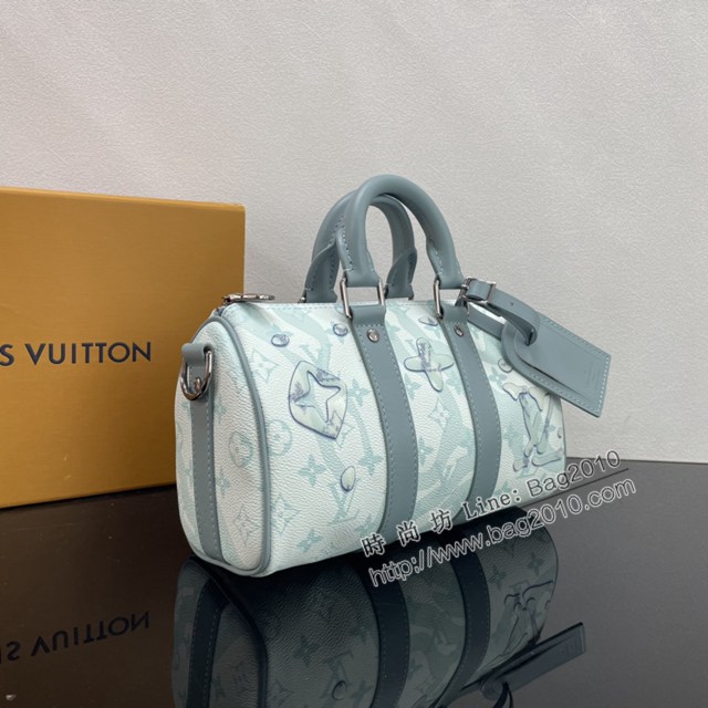 Lv路易威登2023專櫃新款Keepall Bandoulière25手袋 LV男士手提單肩斜挎包 M22527 ydh5137